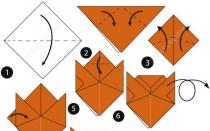 Мастер-класс: оригами тигра из модулей
